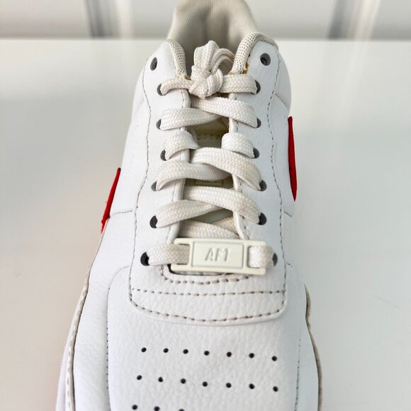 Nike Air Force I - Red and White 2018 - Picture 9 of 12